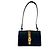Borsa a tracolla in pelle GUCCI Sylvie Sherry Line con logo in metallo Rosso Verde Blu navy