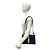 Borsa a tracolla in pelle GUCCI Sylvie Sherry Line con logo in metallo Rosso Verde Blu navy - vista 2