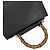 Borsa a mano Gucci Nymphaea Bamboo Sherry Line Nero Rosso - vista 4