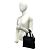 Chanel Vintage Matelassé Coco Mark Handtasche Schwarz - Ansicht 2