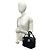 Borsa Chanel in pelle di vitello martellata nera Nero - vista 2