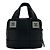 Borsa Chanel in pelle di vitello martellata nera Nero - vista 3