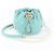 Chanel Matelassé Lammleder Schultertasche mit Perlen Blau