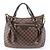 Borsa a tracolla Louis Vuitton Damier Evora MM Marrone