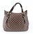 Borsa a tracolla Louis Vuitton Damier Evora MM Marrone - vista 4
