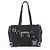 Borsa a tracolla Prada in nylon Tessuto e pelle Nero