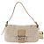 Borsa a secchiello a tracolla Fendi Zucca Mamma Beige Crudo