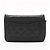 Chanel Matelassé Lammleder Long Wallet/Schultertasche Schwarz - Ansicht 2