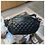 Chanel Borsa Cintura in Pelle Matelassé Nera Nero - vista 3