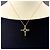 Collana con pendente Tiffany & Co. motivo croce in oro giallo - vista 3