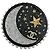 Spilla Chanel Coco Mark Star Nero Argento