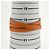Hermès Bracciale Hermes Api 3 Charm Argento Arancione - vista 6