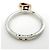 Ring Hermès Anello Hermes HERMES Cuore in Argento Sterling 925 con Oro D'oro - vista 3