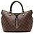 Louis Vuitton Brown Damier Ebene Siena PM Marrone