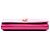 Saint Laurent Carteira com corrente Kate Monogram em couro envernizado rosa - vista 3