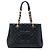 Borsa Tote Grand Shopping Chanel in pelle Caviar nera Nero