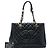 Borsa Tote Grand Shopping Chanel in pelle Caviar nera Nero - vista 6