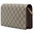 Portafoglio con catena Gucci Beige GG Supreme con decorazioni a cuore - vista 2