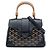 Goyard Black Mini Goyardine Saigon Souple Nero