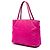 Borsa Tote Prada City in Tessuto rosa - vista 2