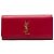 Clutch Cassandre Saint Laurent in pelle liscia rossa Rosso