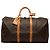 Louis Vuitton Brown Monogram Keepall 50 Marrone