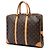 Louis Vuitton Brown Monogram Porte Documents Voyage Marrone - vista 2