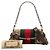 Borsa Satchel Gucci Small GG Canvas Horsebit Web Chain Beige - vista 7