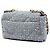 Chanel Gray Medium Tweed 19 Flap Marrone - vista 2