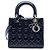 Dior Purple Medium Patent Cannage Lady Dior Porpora