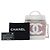 Vanity Necessaire Chanel in Tweed Rosso e Pelle di Agnello CC - vista 6