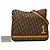 Borsa a tracolla Dior Brown Oblique Canvas Rasta Marrone - vista 7