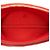Clutch Chanel Orange CC in pelle di agnello matelassé con doppia zip e catena Arancione - vista 4