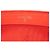 Clutch Chanel Orange CC in pelle di agnello matelassé con doppia zip e catena Arancione - vista 5