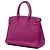 Hermès Birkin Retourne 30 in pelle Clemence viola Porpora - vista 2