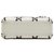 Dior Mini Lady Dior in vitello Cannage bianco con paillettes - vista 3