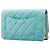 Chanel Blue Quilted Velvet Reissue 2.55 Wallet on Chain Turchese - vista 2