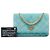 Chanel Blue Quilted Velvet Reissue 2.55 Wallet on Chain Turchese - vista 7