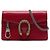 Gucci Mini Dionysus Crossbody in pelle di vitello rossa Rosso