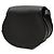 Chloé Marcie Saddle Crossbody in pelle grana piccola nera Small Nero - vista 2