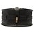Chloé Marcie Saddle Crossbody in pelle grana piccola nera Small Nero - vista 3