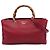 Borsa Satchel Gucci Bamboo Shopper Media in Vitello Rossa