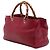 Borsa Satchel Gucci Bamboo Shopper Media in Vitello Rossa - vista 2