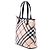 Burberry Beige Supernova Check Tote aus beschichtetem Canvas - Ansicht 2