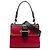Borsa Satchel Prada Cahier in vitello City con rifiniture in Saffiano rosso