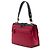 Borsa Satchel Prada Cahier in vitello City con rifiniture in Saffiano rosso - vista 2