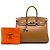 Hermès Brown Togo Birkin Retourne 35 Marrone Cammello - vista 7