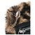 Fendi Brown Zucca Shearling Pyramid Pouch Braun - Ansicht 5