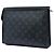 Louis Vuitton Black Monogram Eclipse Pochette Voyage MM Nero - vista 2