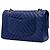 Chanel Blue Medium Classic Chevron Lambskin Double Flap - vista 2